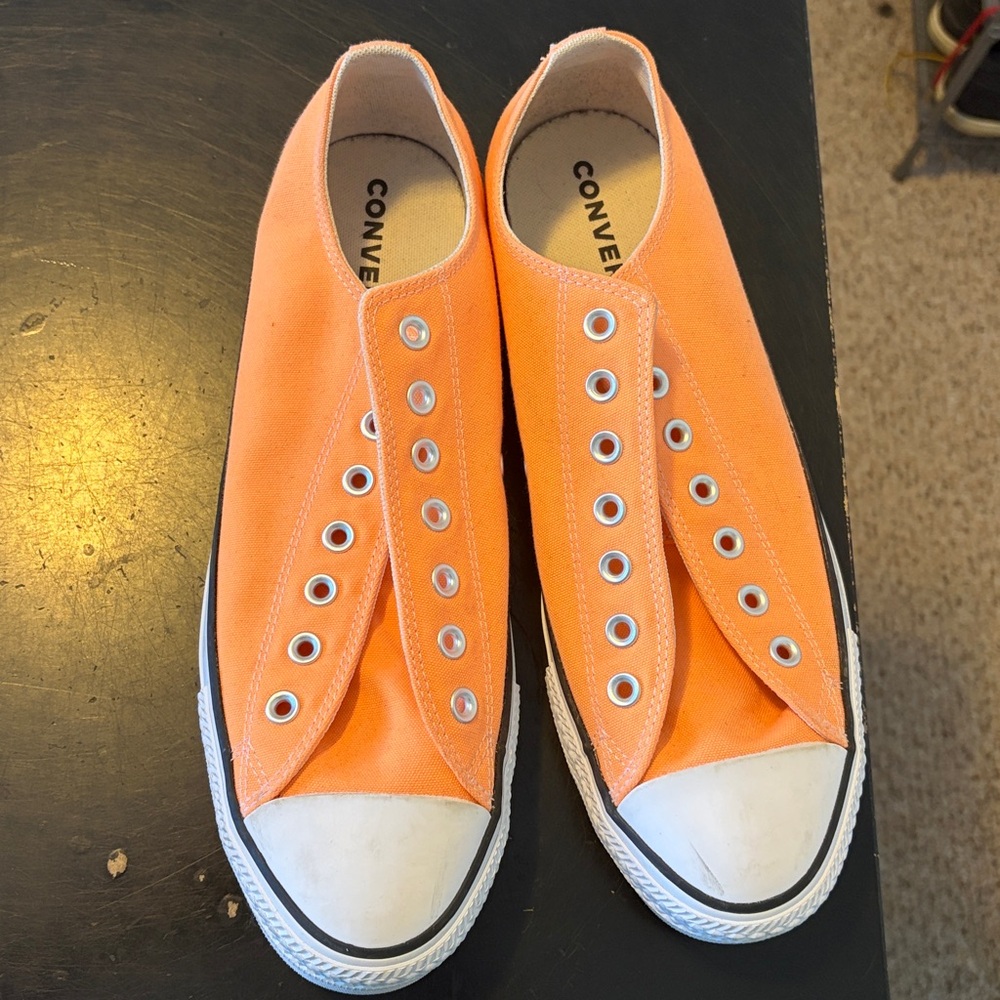 Converse Vibrant Orange Slip-On Shoes